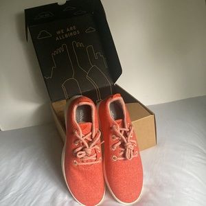 Allbirds Womens Wool Runner Red Running Shoes Size 10 Medium (B, M)
